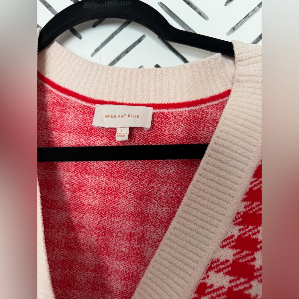 Shop Impressions Red Cardigan - Picture 3 of 4